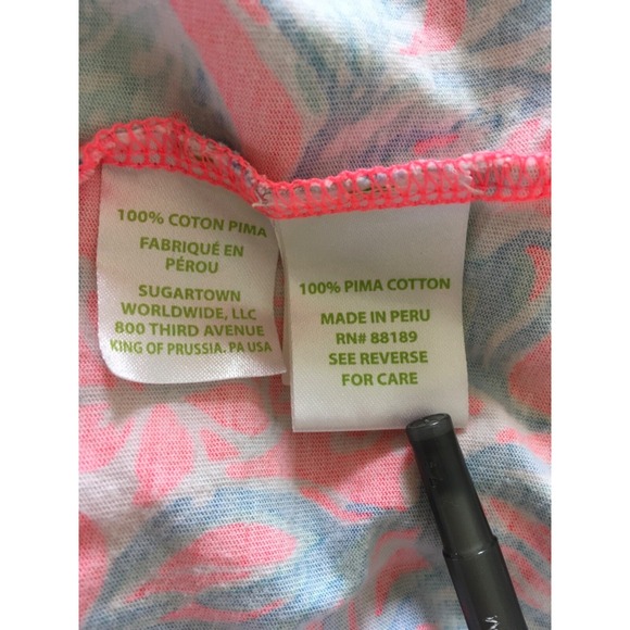 Lilly Pulitzer Windsor Strapless Dress Summer Siren Pink Sun Ray Seashell Sz XXS - Picture 8 of 14